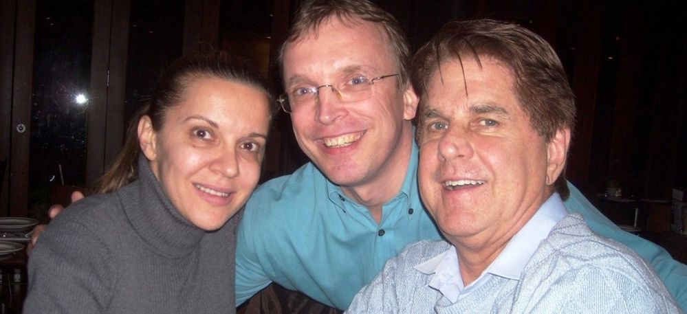 Andreas Dorn with Tad James and Adriana James