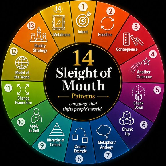 The 14 Sleight of Mouth patterns