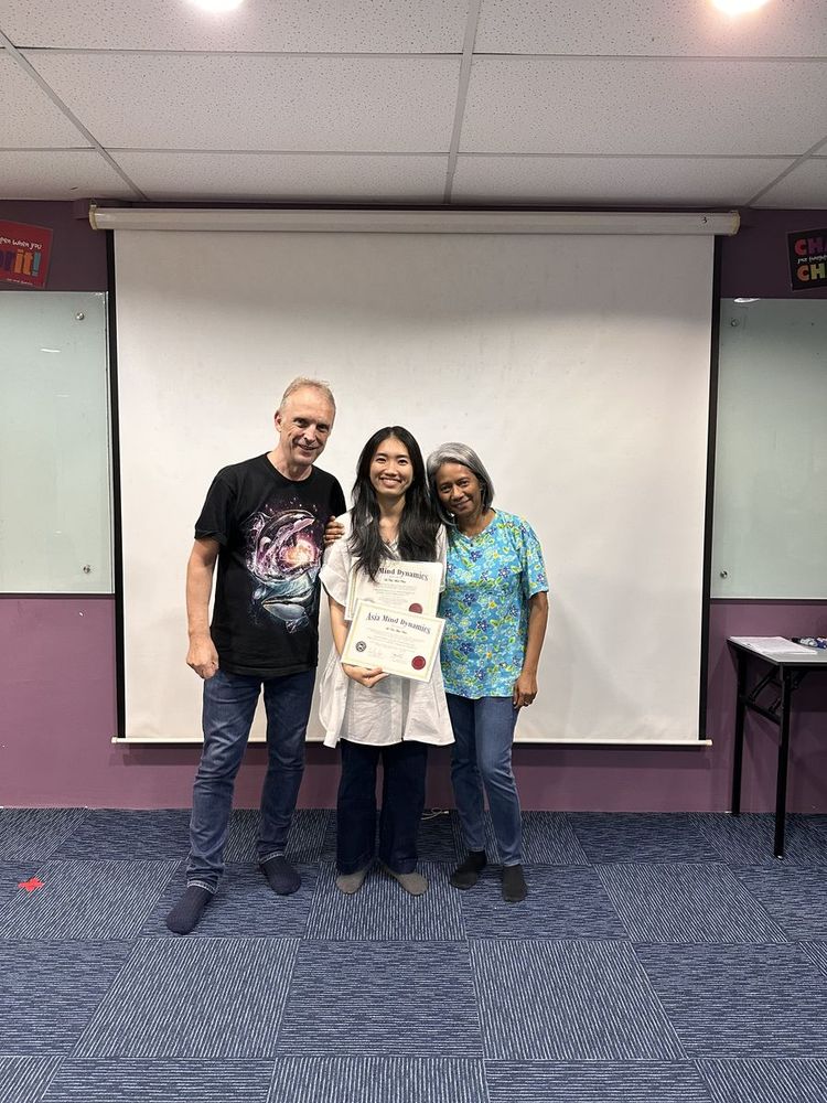 Chau with Andreas and Najwa