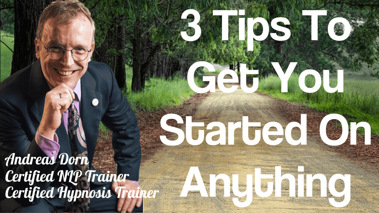 3 Tips to get started